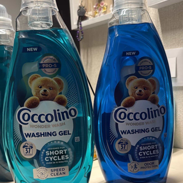 Вітаю !
В наявності гелі  для прання від Coccolino : ефективні від 15хв прання,