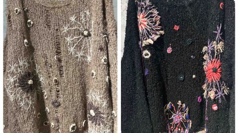 Стильна та ексклюзивна річ ручної роботи! Гарно сяде на розмір L (можна менше чи